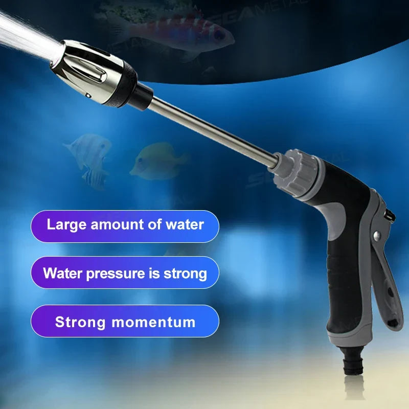 High Pressure Car Wash Gun Adjustable Foam Sprayer Black