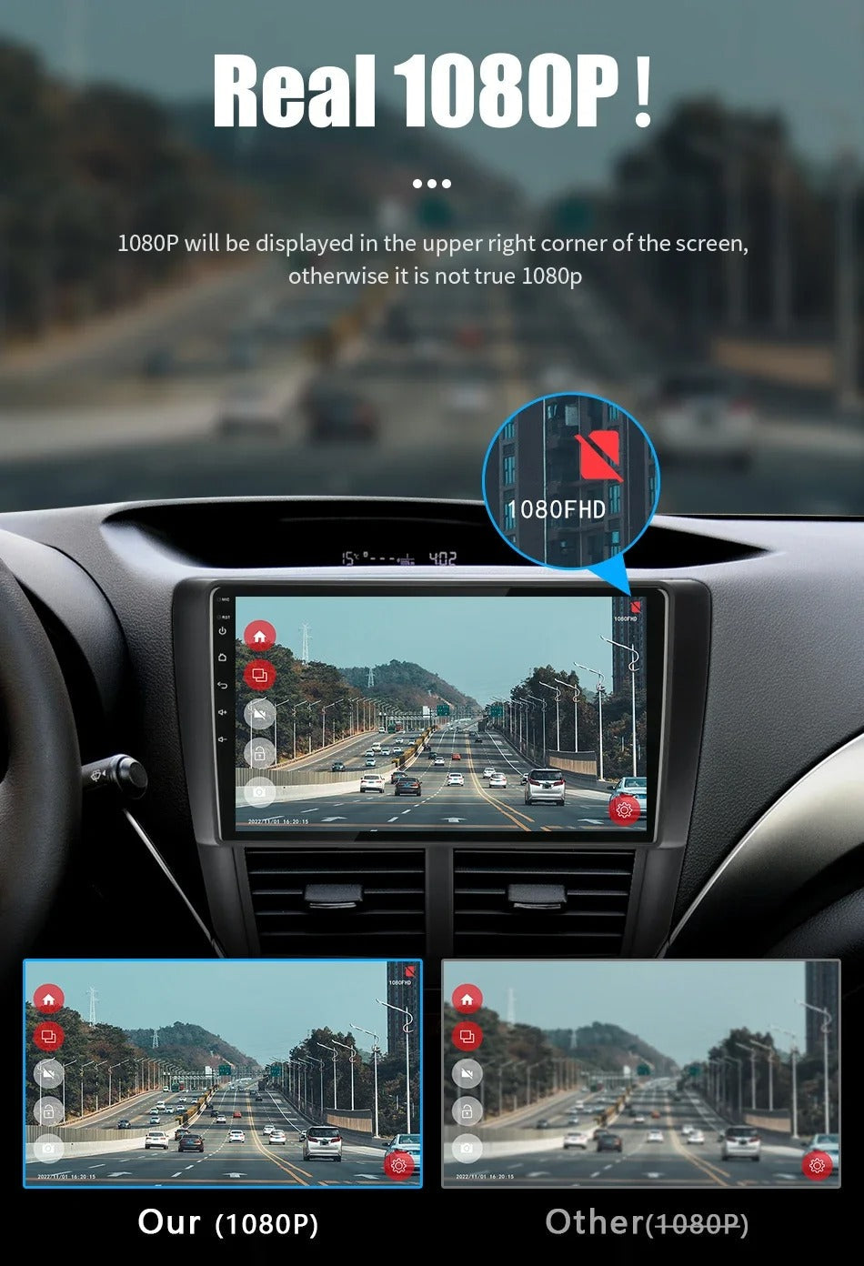 Dash Cam Full HD Night Vision Recorder